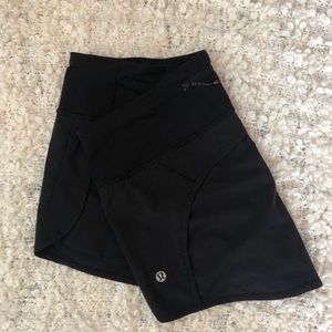 All Black Run Times Lululemon Shorts